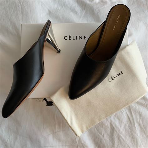 celine mules suede|SHOES WOMEN .